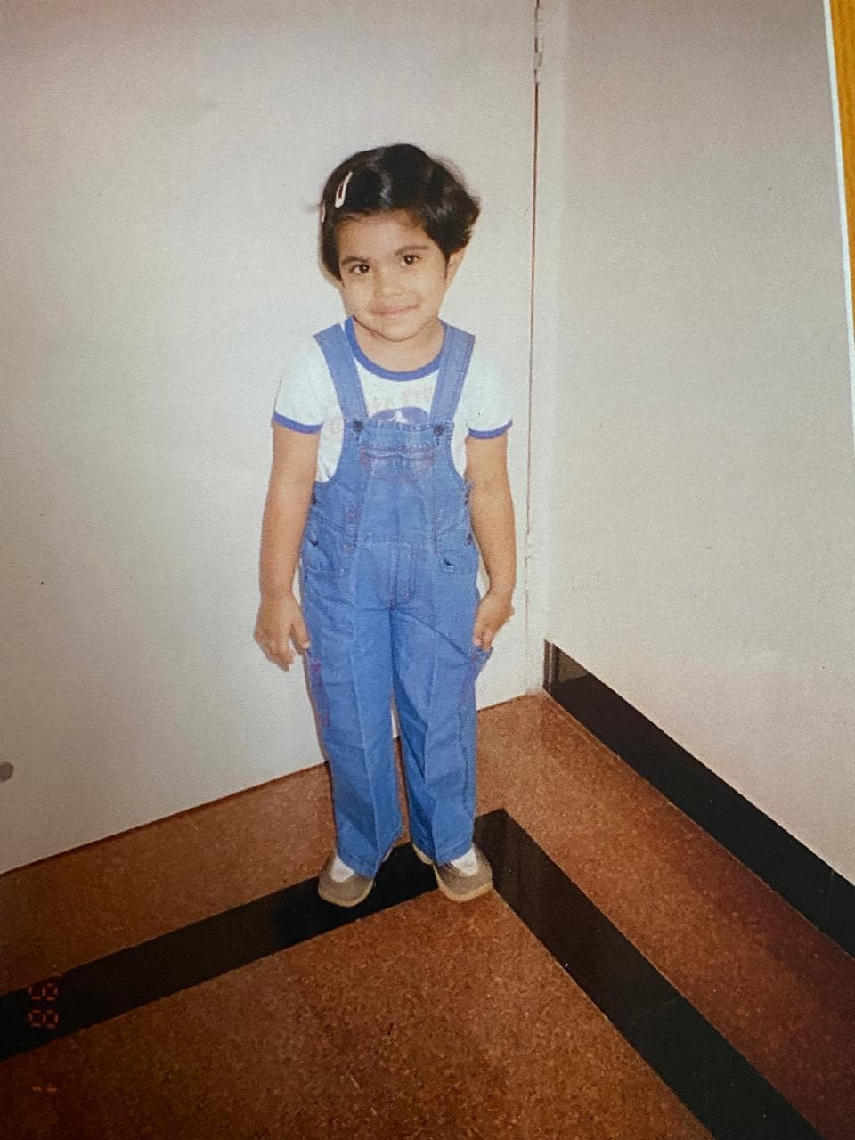 smol pipoco in a smol dungaree